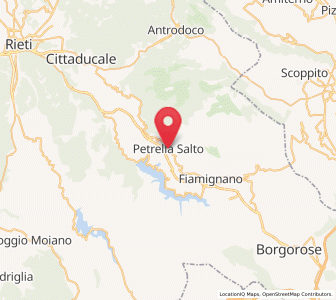 Map of Petrella Salto, Lazio
