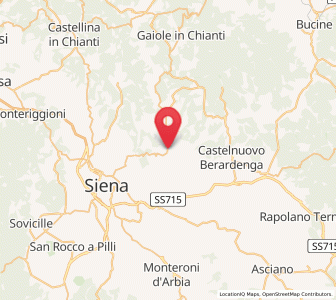 Map of Pianella, Tuscany
