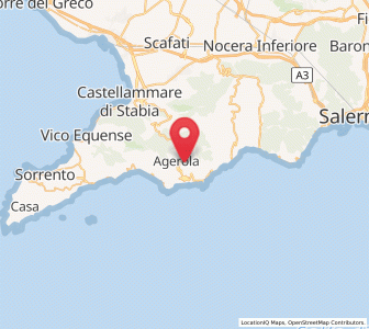 Map of Pianillo, Campania