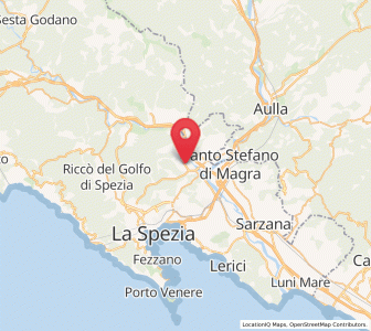 Map of Follo, Liguria
