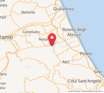 Map of Pianura Vomano, Abruzzo