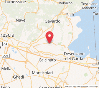 Map of Piazza, Lombardy
