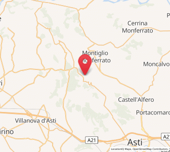 Map of Piea, Piedmont