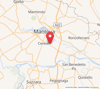 Map of Pietole, Lombardy