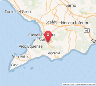 Map of Pimonte, Campania