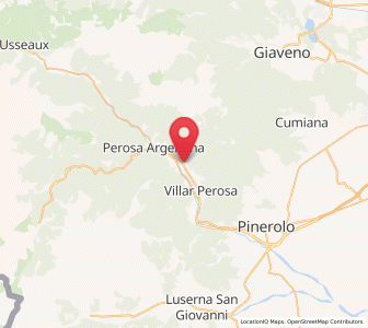 Map of Pinasca-Dubbione, Piedmont