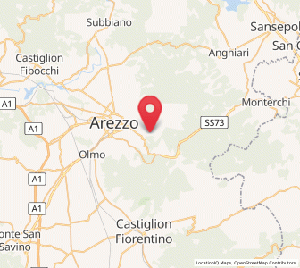 Map of Pitigliano, Tuscany