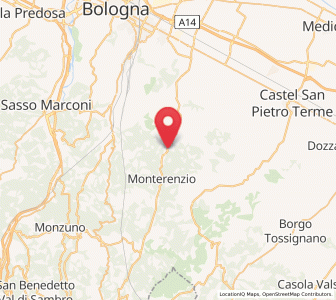 Map of Pizzano, Emilia-Romagna