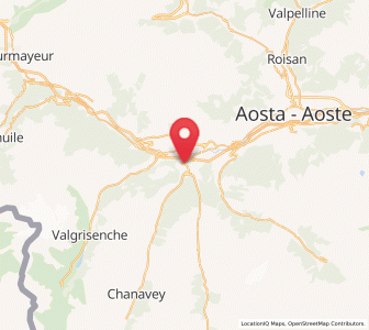 Map of Plan d'Introd, Aosta Valley