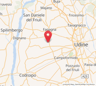 Map of Plasencis, Friuli Venezia Giulia