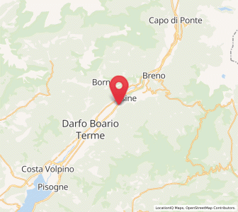 Map of Plemo, Lombardy