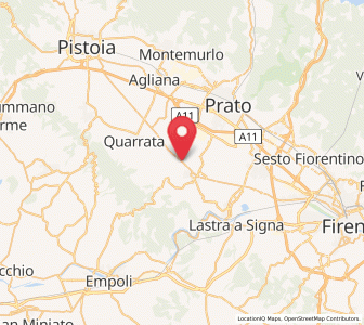 Map of Poggetto, Tuscany