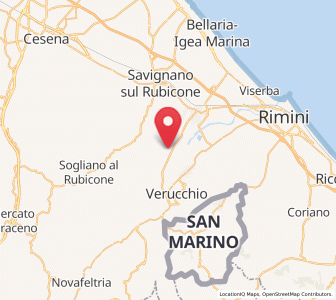 Map of Poggio Berni, Emilia-Romagna