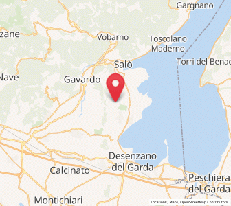 Map of Polpenazze del Garda, Lombardy