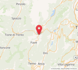 Map of Ponte Arche, Trentino-Alto Adige
