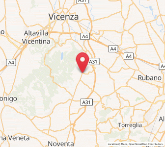 Map of Ponte di Castegnero, Veneto