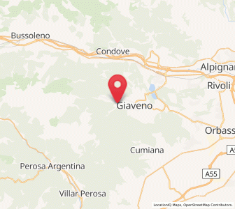 Map of Pontepietra, Piedmont