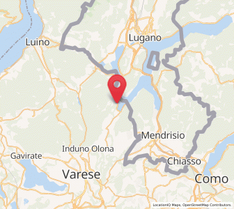 Map of Porto Ceresio, Lombardy