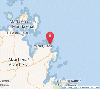 Map of Porto Cervo, Sardinia