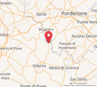Map of Portobuffolè, Veneto