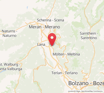 Map of Postal, Trentino-Alto Adige