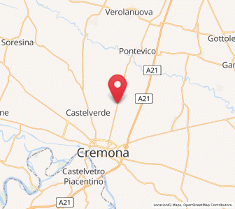 Map of Pozzaglio, Lombardy