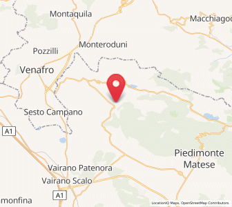 Map of Prata Sannita, Campania