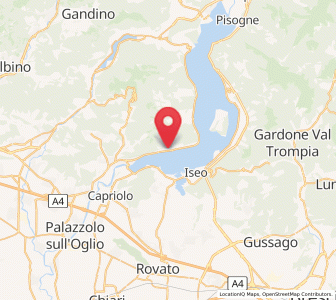 Map of Predore, Lombardy