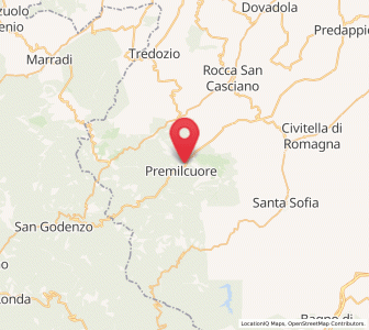 Map of Premilcuore, Emilia-Romagna