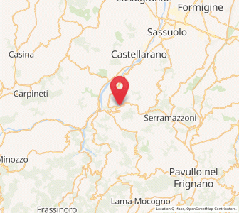 Map of Prignano, Emilia-Romagna