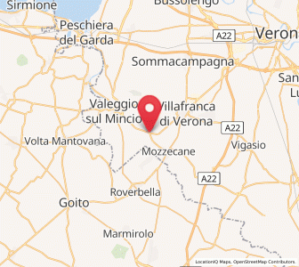 Map of Quaderni, Veneto