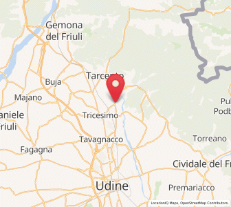 Map of Qualso, Friuli Venezia Giulia
