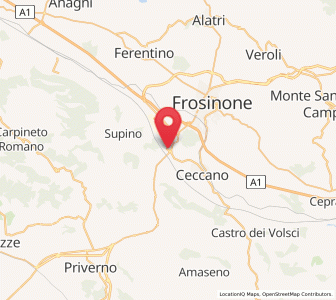 Map of Quattro Strade, Lazio