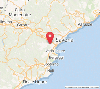 Map of Quiliano, Liguria