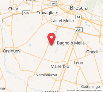 Map of Quinzanello, Lombardy