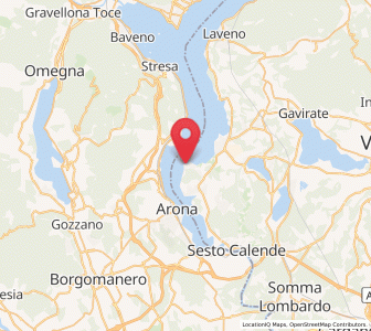 Map of Ranco, Lombardy