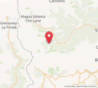 Map of Rassa, Piedmont