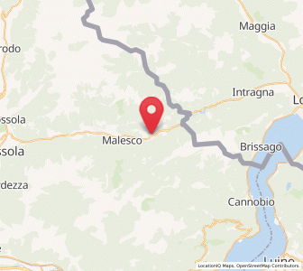 Map of Re, Piedmont