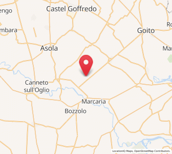 Map of Redondesco, Lombardy