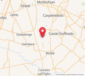 Map of Remedello, Lombardy