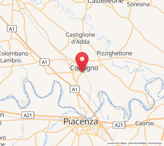 Map of Retegno, Lombardy