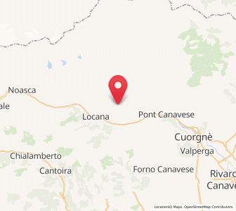 Map of Ribordone, Piedmont