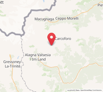 Map of Rima San Giuseppe, Piedmont