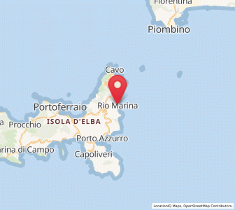 Map of Rio Marina, Tuscany