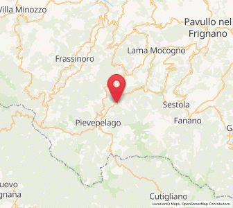 Map of Riolunato, Emilia-Romagna