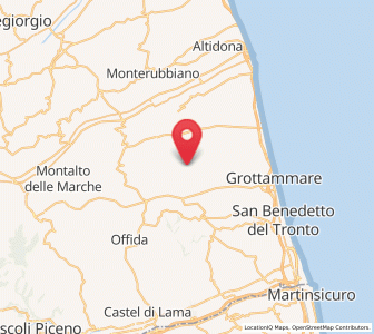 Map of Ripatransone, The Marches