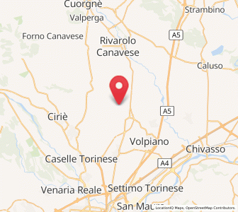 Map of Rivarossa, Piedmont