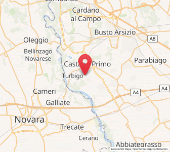 Map of Robecchetto con Induno, Lombardy