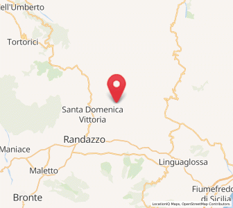 Map of Roccella Valdemone, Sicily