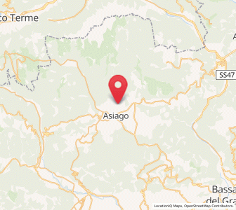 Map of Rodeghieri-Rigoni-Podestà-Costa, Veneto